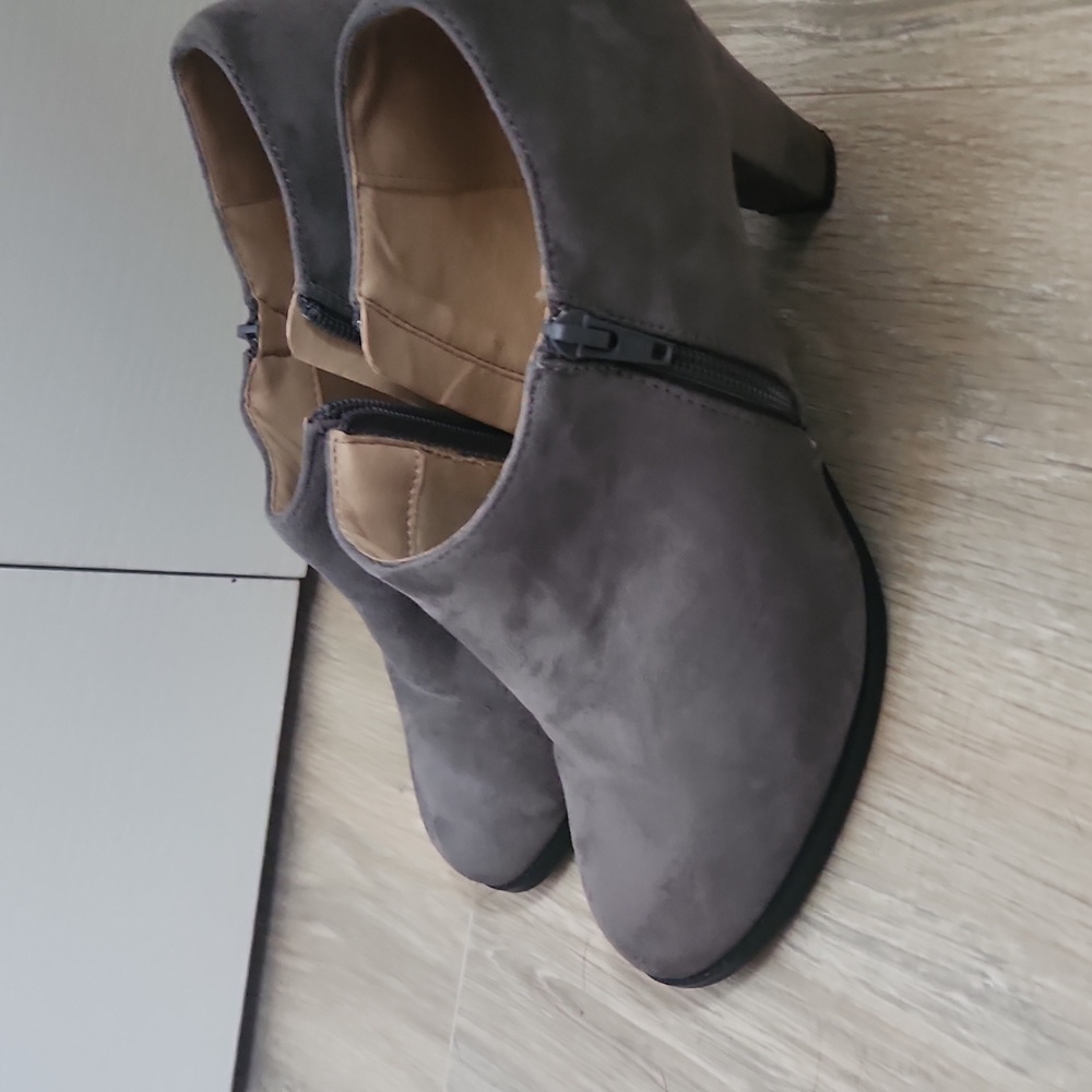Gray Journey Boots